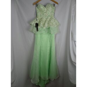 Andrea & Leo Couture Green Dress Size 6